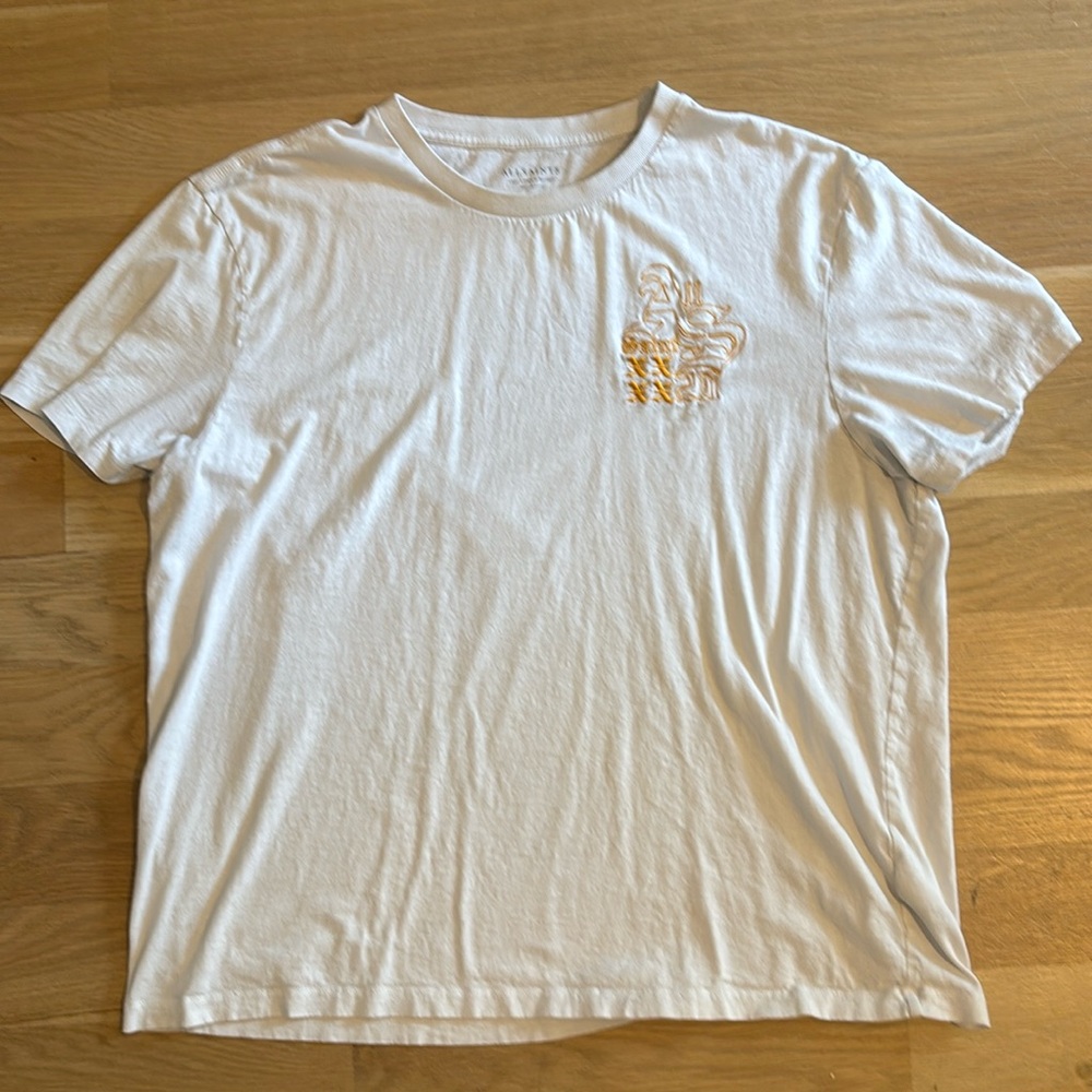 All saints relaxed fit graphic tshirt (ex mono ss crew)